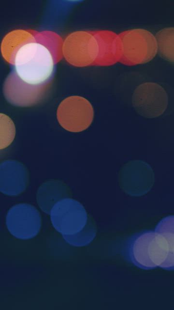 Blurred multicolor lights bokeh.