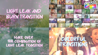 Light Leak Transitions And Burn Transitions for FCPX.