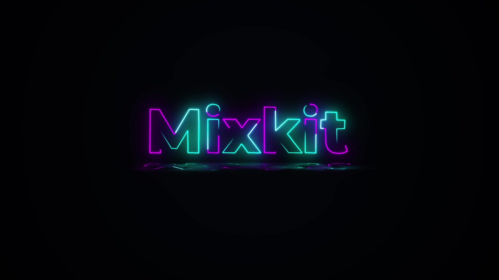 Neon Logo Reveal.