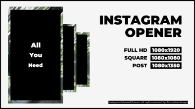 Instagram Opener | FCPX.